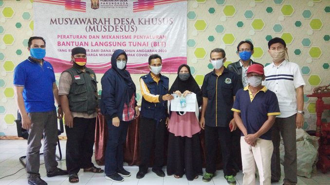 Penyaluran BLT Dana Desa Bulan Kesatu