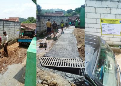 Pembangunan SPAL di Kp. Sukasirna RT 01/04